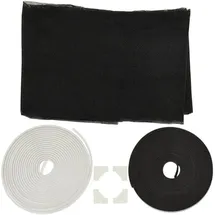 vidaXL Magnet-Insektenschutz für Fenster 120 x 140 cm Weiß