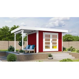 Weka Designhaus 126 A Gr.2 4,42 x 3,01 rot Doppeltür