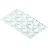 Hettich - Anschlagpuffer 2,5 X 8,0 Mm Kunststoff Transparent - 30 Stück Türstopper