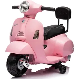SUN BABY Vespa Elektroroller Kinderfahrzeug rosa (Rückenlehne)