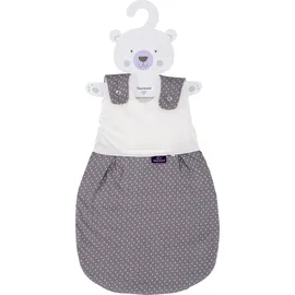 Träumeland Baby Schlafsack Pünktchen Grau 44