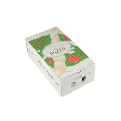 Papstar Pure Pizzakarton, Cellulose 84697 , 1 Karton = 100 Stück, 30 x 16 x 10 cm