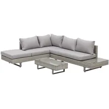 Outsunny Polyrattan-Lounge-Set 3-tlg. Grau/Braun