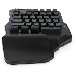 Nedis Wired Gaming Keyboard - USB Type-A - Folientasten - RGB - Einhändig - Universal - Stromversorgung über USB - Netzkabellänge: 1.60 m - Gaming
