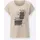 Classic Basics Sieh an! Rundhals-Shirt in sand-schwarz-bedruckt | Gr.: 46