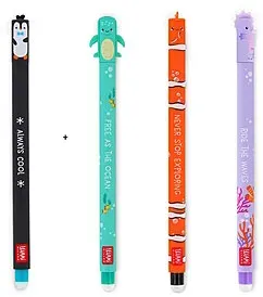 Legami Under The Sea erasable Gel Stife + Pinguin