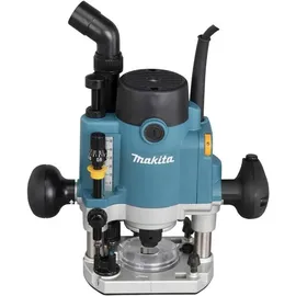 Makita Oberfräse 1.100 W inkl. D-53556 12-teiligem Fräser-Set im MAKPAC