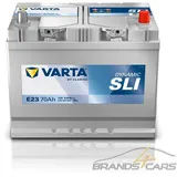 VARTA AUTOBATTERIE 12V 70Ah STARTERBATTERIE 630A DYNAMIC SLI E23