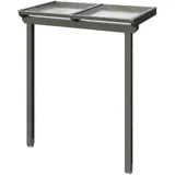 SKANHOLZ Vordach Anklam 220 x 124 cm schiefergrau