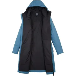 Elkline COMFORT Damen Steppmantel Vegan, Größe:40, Farbe:Blue Coral - Blau