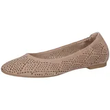 CAPRICE Ballerina in BARK Suede), 38