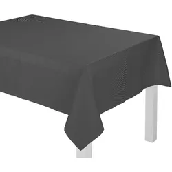 Tischdecke ADAM "Uni Collection" Gr. 5, schwarz, Ø:145cm, Bio-Baumwolle, Tischdecken, nachhaltig