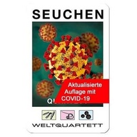 Weltquartett Spiel, Familienspiel 1010 - SEUCHEN-QUARTETT - Krankheiten und ihre Erreger..., Partyspiel bunt