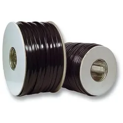 DNTE Telefon-Flachbandkabel 8adrig schwarz (100M)