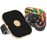 SYCARPET Maple Drift Board Free Skates Split Skateboard mit farbigen Graffiti & High-End Kugellager für Erwachsene Anfänger