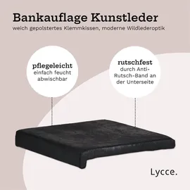 lycce Bankauflage 35 x 40 cm Schwarz