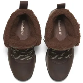 Timberland Winterstiefel TIMBERLAND "CHOCORUA TALL LACE UP WATERPROOF SNOW BOOT", Damen, Gr. 38,5, braun (schwarz braun full grain), Leder, Schuhe Winterstiefel, Snowboots, Winterboots, Winterschuhe, wasserdicht