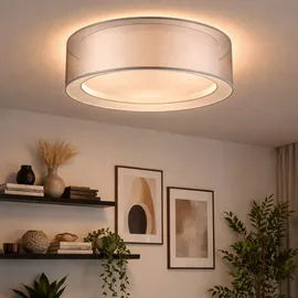 GLOBO LED Deckenleuchte 3x E14 grau rund