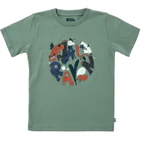 Fjällräven Kinder Forest Findings T-shirt patina green 116