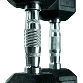 Matchu Sports Hantel Hexagon Set Kurzhanteln 2 x 7,5 kg schwarz