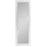 Mirrors & More GmbH Wandspiegel Ganzkörperspiegel Dekospiegel weiß chrom Ankleidespiegel H 150cm