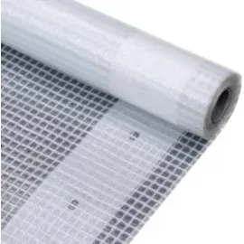 vidaXL Gitter-Abdeckplanen 400 x 400 cm Weiß