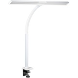 FeinTech LTL00320E Große LED Schreibtisch-Lampe 80 cm dimmbar Klemmfuß