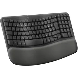 Logitech Kabellose Tastatur »WAVE KEYS« schwarz schwarz