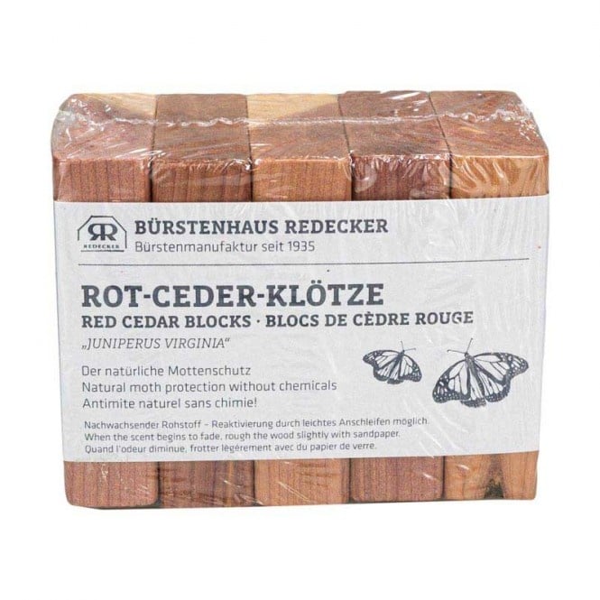 Redecker Rot Ceder Klötze (5St)