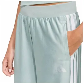 adidas Seasonals Glam Wide Leg Hosen Wonder Sage/Silver Met 14-15 Jahre