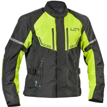 Lindstrands Lomsen Textiljacke Schwarz/Neon-Gelb 50