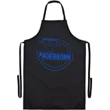 multifanshop Grillschürze - Paderborn - Meine Fankurve - Druck blau - Schürze