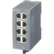 Siemens Industrieswitch unmanaged SCALANCE XB008 Anzahl Ethernet Ports 8 LAN-Übertragungsrate 100 MBit/s Betriebsspannu