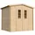 TIMBELA Gartenhaus M369C+M367G 2,36 x 2,26 m Beige