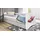 raumhirsch furniture Kinderbett Rennwagen 80 x 180 cm Holzwerkstoff weiß