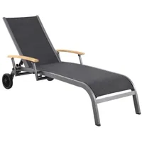 MWH Das Original Kensington Plus Rollliege 75 x 174 x 101 cm Iron Grey