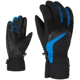 Ziener Herren GABINO Ski-Handschuhe/Wintersport | Warm, Atmungsaktiv, black.persian Blue, 8