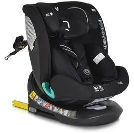 Cangaroo i-Size Kindersitz Quill (40-150cm) Gruppe 0/1/2/3, Isofix, 360° drehbar schwarz