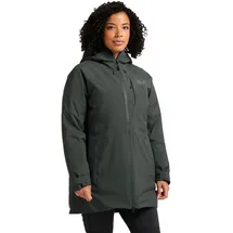 Jack Wolfskin Damen Icecape 2l Down Mantel (Größe XL, gruen)