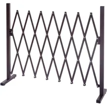 MCW Absperrgitter 35-300 x 103 cm Braun/Aluminium