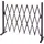 MCW Absperrgitter 35-300 x 103 cm Braun/Aluminium