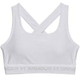 Under Armour Crossback Mid Bra, atmungsaktiver Sport BH komfortabler BH mit Kreuzträgern