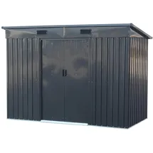 Tepro Metallgerätehaus Multi Shed Large 261 cm x 132 cm x 181 cm Anthrazit