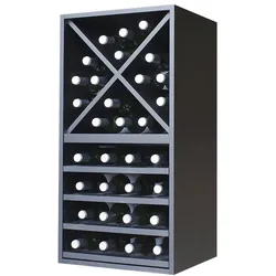 Schrank mit Schiebetabletts und Kreuz Serie Merlot 624016