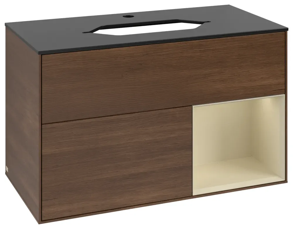 Villeroy & Boch Waschbeckenunterschrank Finion F25 1000x603x501mm m Bel FK/RE/AP: GN/HJ/2 F252HJGN