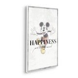 KOMAR Disney Keilrahmenbild im Echtholzrahmen - Mickey Be Kind - Größe 40 x 60 cm - Kinderzimmer, Leinwandbild, Wandbild