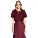 Vera Mont Bomberjacke mit Lurexfaden in Deep dahlia), | Gr.: 38,