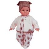 Schildkröt Puppe Schlummerle 32 cm mit Malhaar und braunen Schlafaugen, Kleidung)