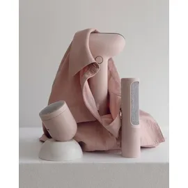 Steamery Fusselrolle beige/pink