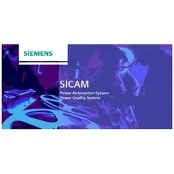 Siemens 7KE9000-3AL02-8AA0 SICAM PQS - Bundle RT large incl. IEC61850 Client, Monitoring direction, 2 PQ-Applications, Download, Software,
